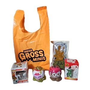 Zuru 5 Surprise Mini Brands Mega Gross Mini Series Farto Poop LOO Smelf On Shelf